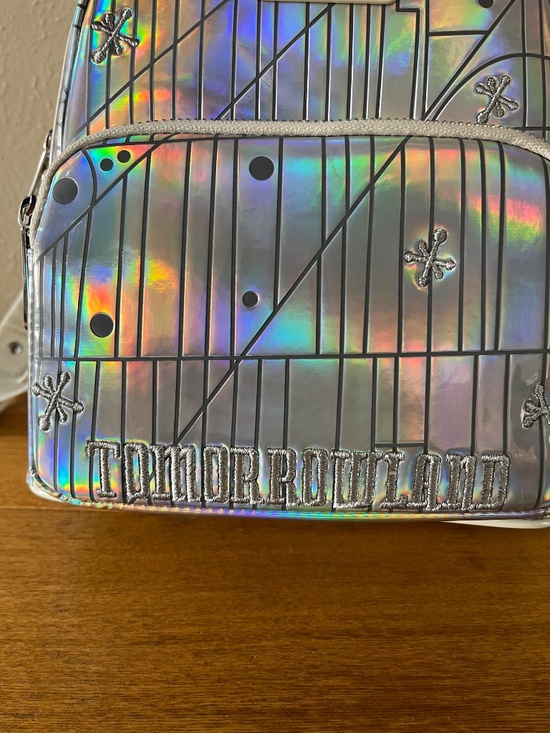 NWT Loungefly Disney Parks Iridescent Tomorrowland Mini Backpack main image 6